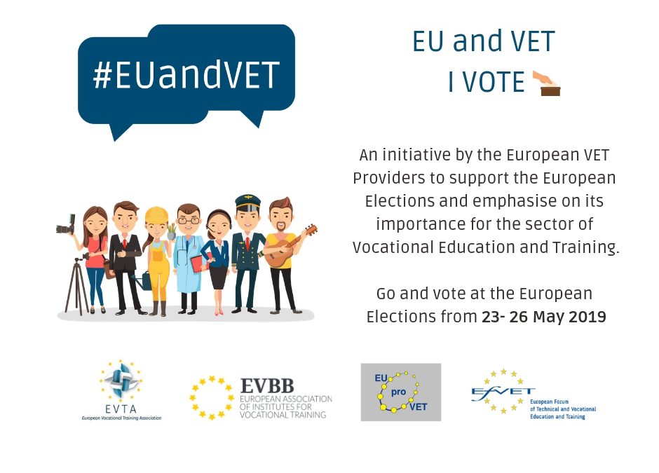 EU and VET: EU VET providers message to VET learners and workers “Use your right to vote in the EU elections”