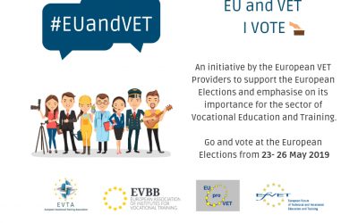 EU and VET: EU VET providers message to VET learners and workers “Use your right to vote in the EU elections”