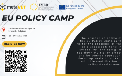 Join us at the EU Policy Camp: Shaping the Future of Vocational Education and Training in Europe!