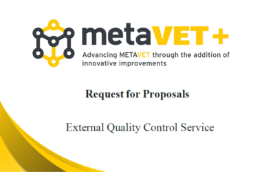 METAVET+ Call for Proposals: External Quality Control Service