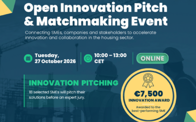EXCEL4HOUSING4.0 to Host Open Innovation Pitch & Matchmaking Event on 27 October 2026